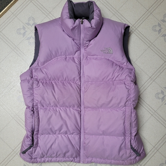 The North Face Jackets & Blazers - The North Face 700 Lilac Puffer Vest Size Large Excellent Condition